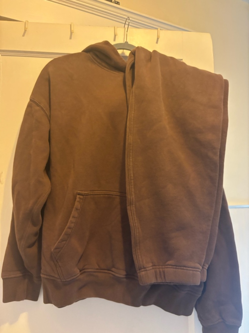 Abercrombie & Fitch Brown Hoodie and Joggers Set